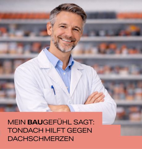 Baugefühl Tondach hilft gegen Dachschmerzen