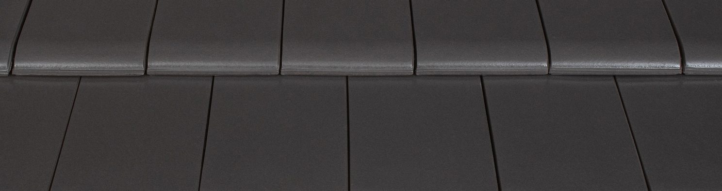 Surface image Tondach rooftile Figaro Deluxe engobe platinum, Flächenbild Tondach Figaro Deluxe Engobe Platin
