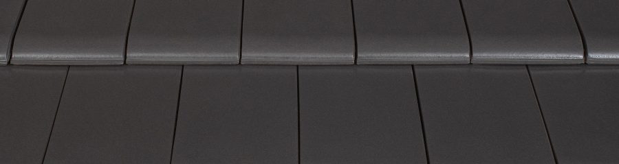 Surface image Tondach rooftile Figaro Deluxe engobe platinum, Flächenbild Tondach Figaro Deluxe Engobe Platin