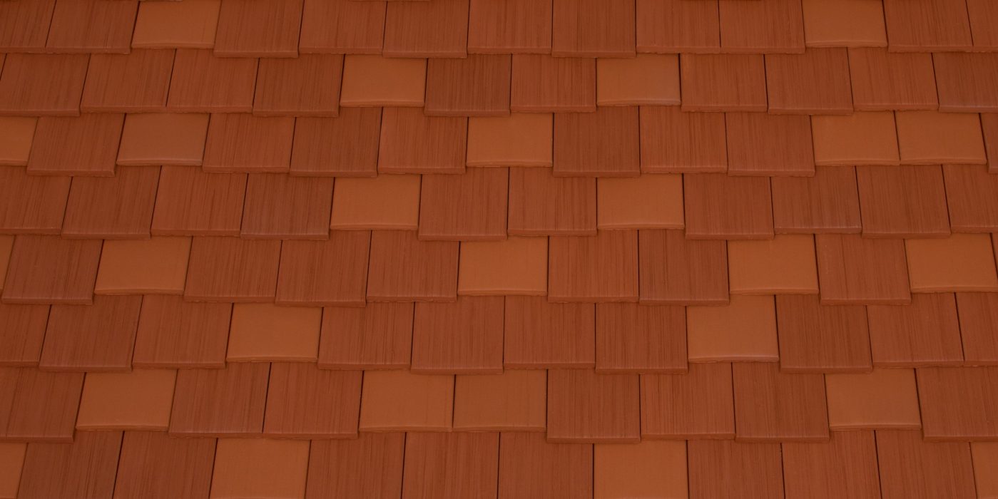 Surface image Tondach rooftile Altstadtpaket Tasche natural red, Flächenbild Tondach Altstadtpaket Tasche naturrot