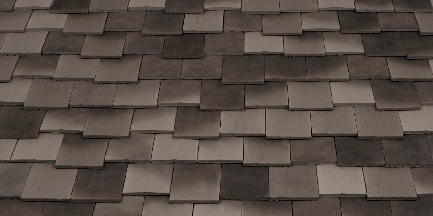 Surface image Tondach rooftile Vintage engobe white-gray-antique, Flächenbild Tondach Vintage Engobe Weiß-Grau-Antik 