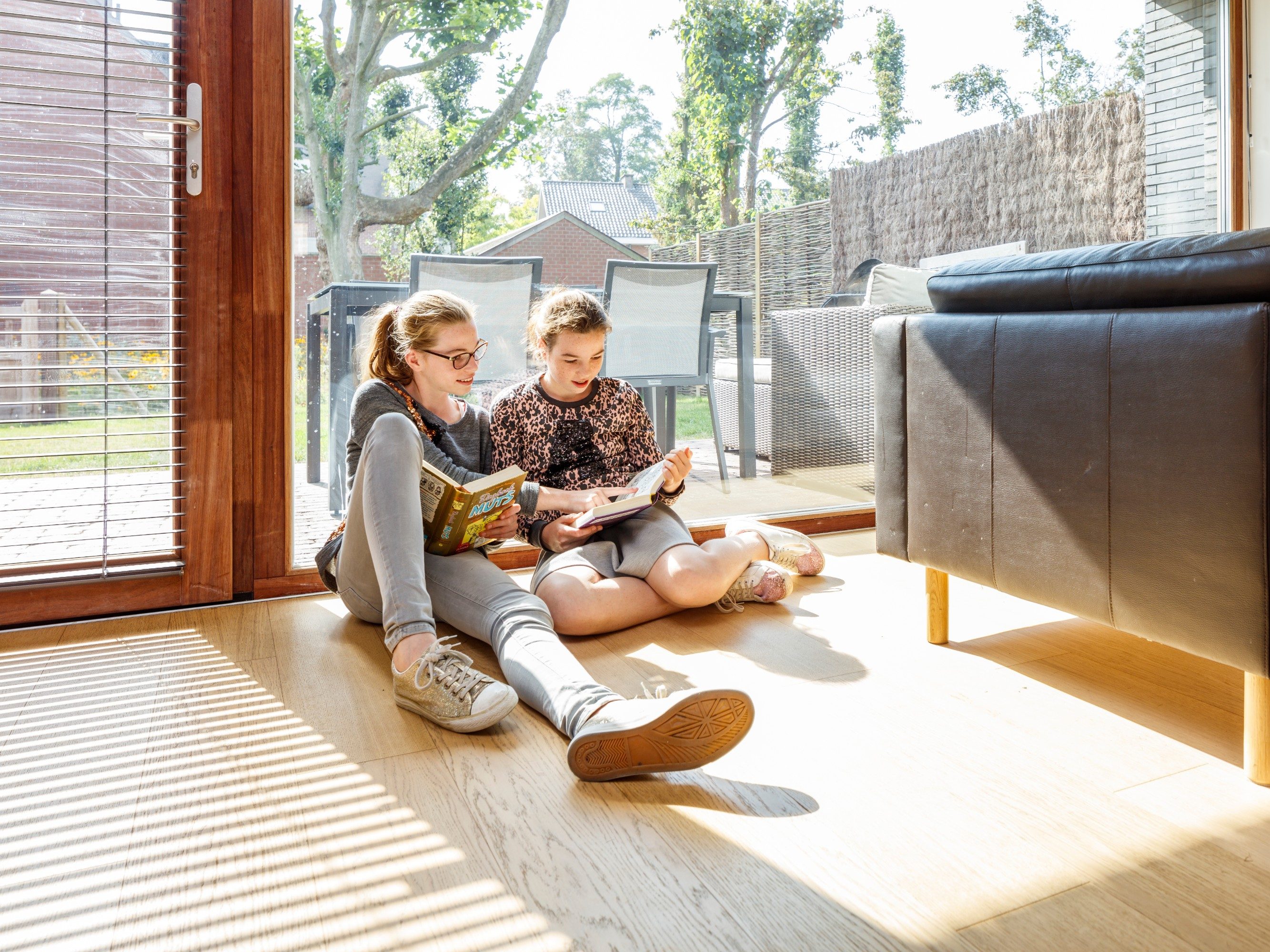Residents of the Duurzame Wijk - children are reading