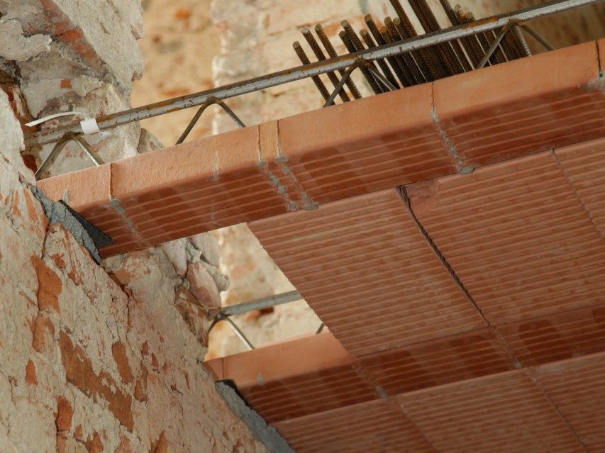 fortress, königstein, renovation, brick ceiling, filigran Ziegeldecke 18+7, filigree brick ceiling 18+7