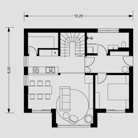Grundriss Erdgeschoß