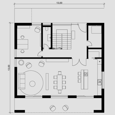 Grundriss Erdgeschoß