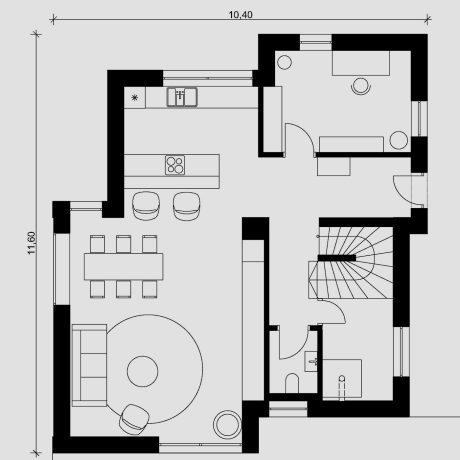 Grundriss Erdgeschoß