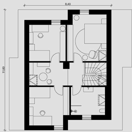 Grundriss Obergeschoß