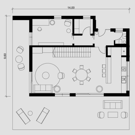 Grundriss Erdgeschoß