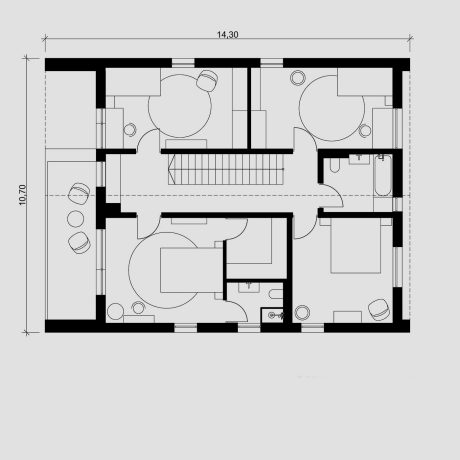 Grundriss Obergeschoß