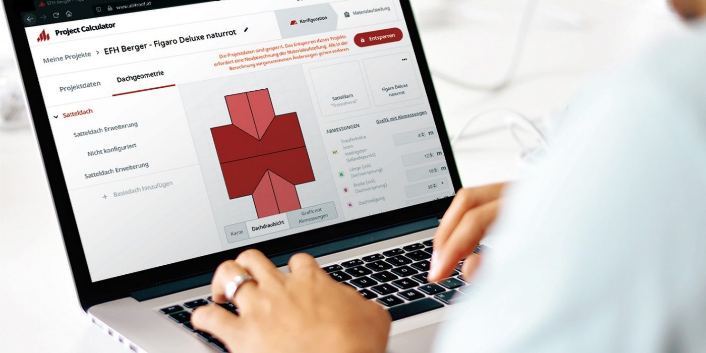 Bild 1: Erfolgsmodell digitale Dachplanung: Wienerberger erweitert All4Roof um neue Features