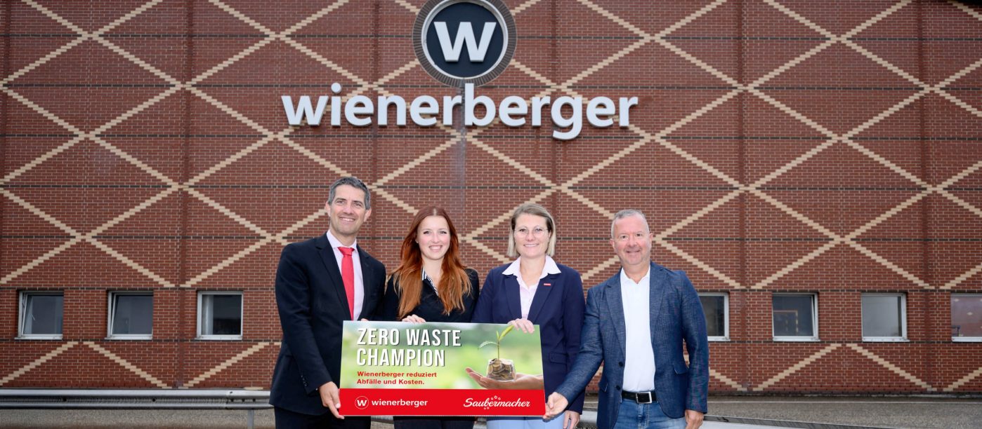 Bild 1: wienerberger hebt Einsparungspotenzial dank Saubermacher und Zero Waste
