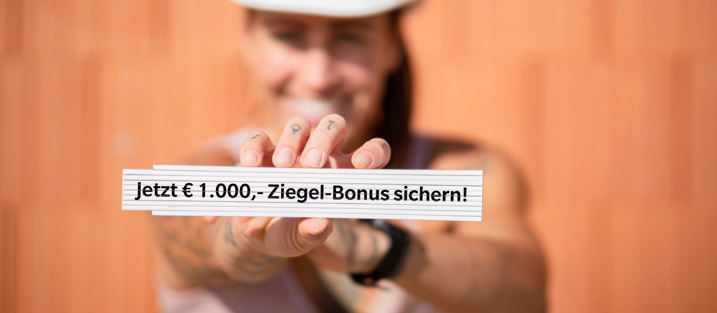 Bild 1: wienerberger Ziegel-Bonus