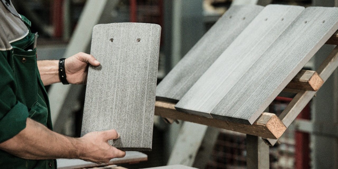 vintage roof tile production, Vintage Dachziegel Produktion