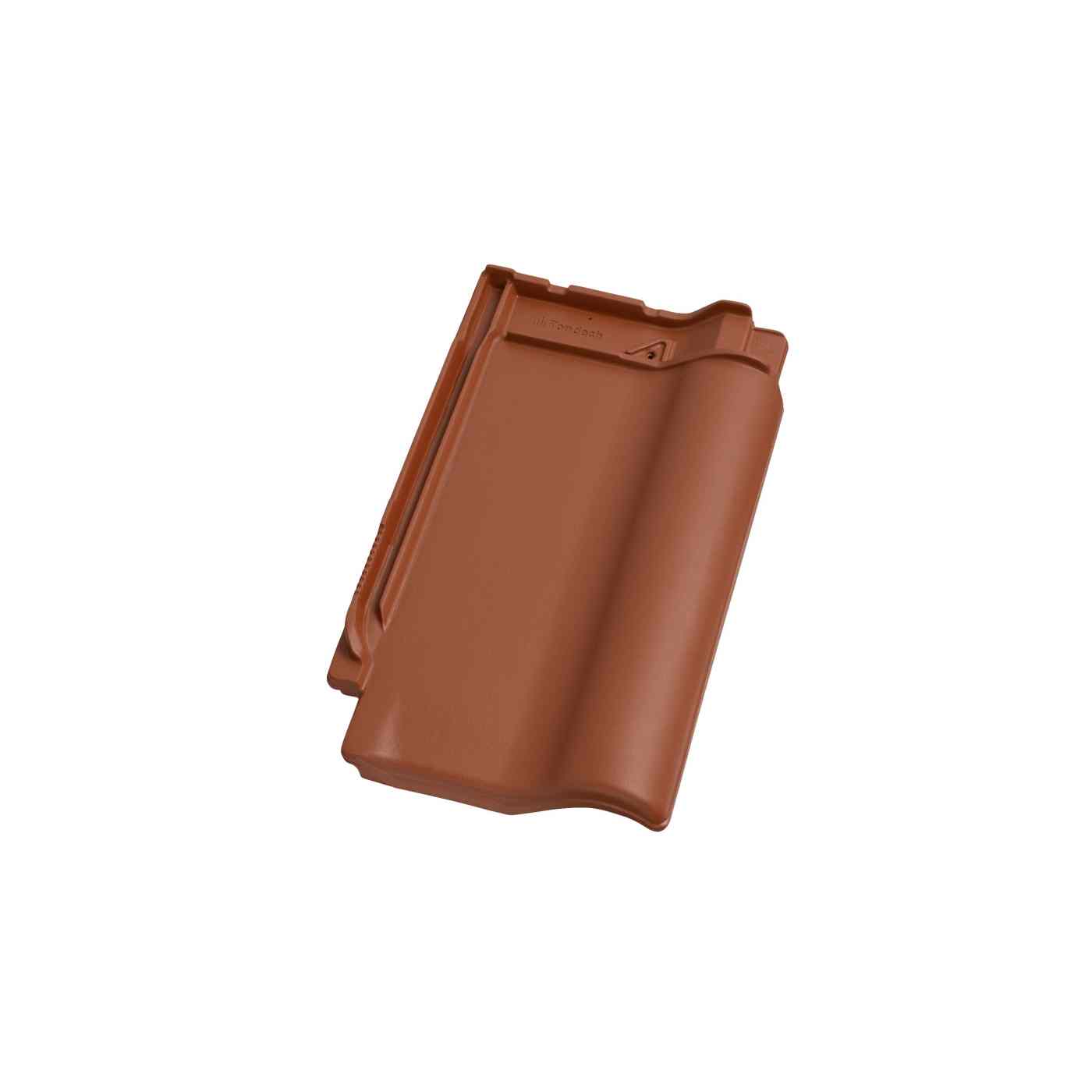 Tondach rooftile Flachdachziegel A11 engobe red, Tondach Flachdachziegel A11 engobe rot