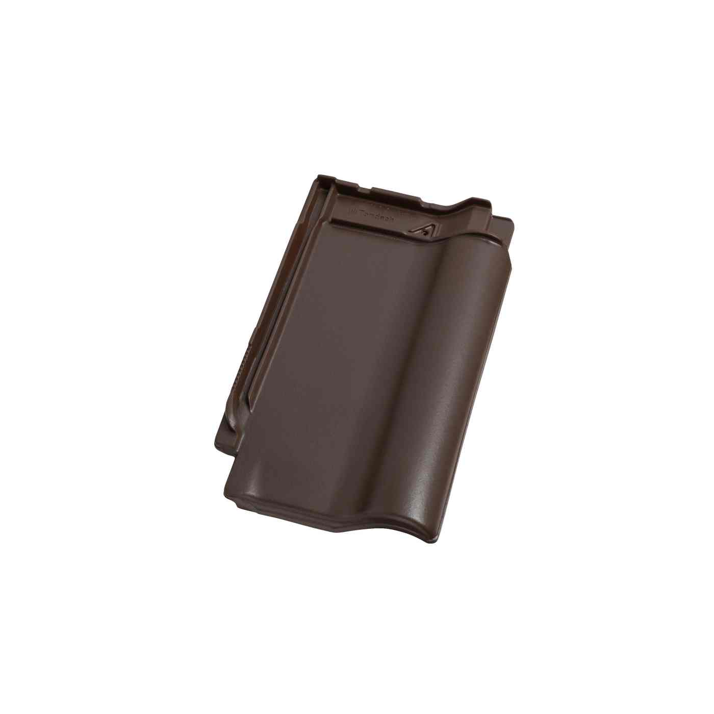 Tondach rooftile Flachdachziegel A11 engobe dark brown, Tondach Flachdachziegel A11 Engobe Dunkelbraun