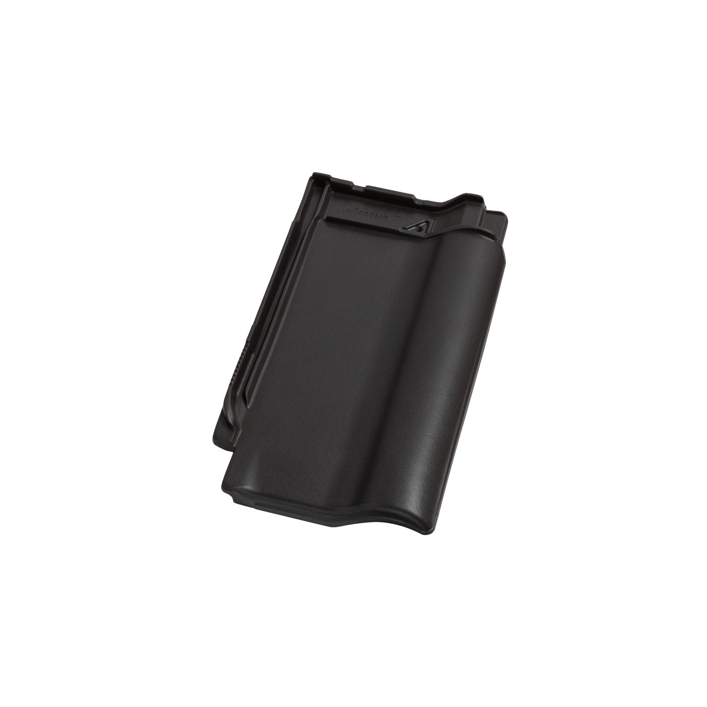 Tondach rooftile Flachdachziegel A11 engobe nero, Tondach Flachdachziegel A11 engobe nero