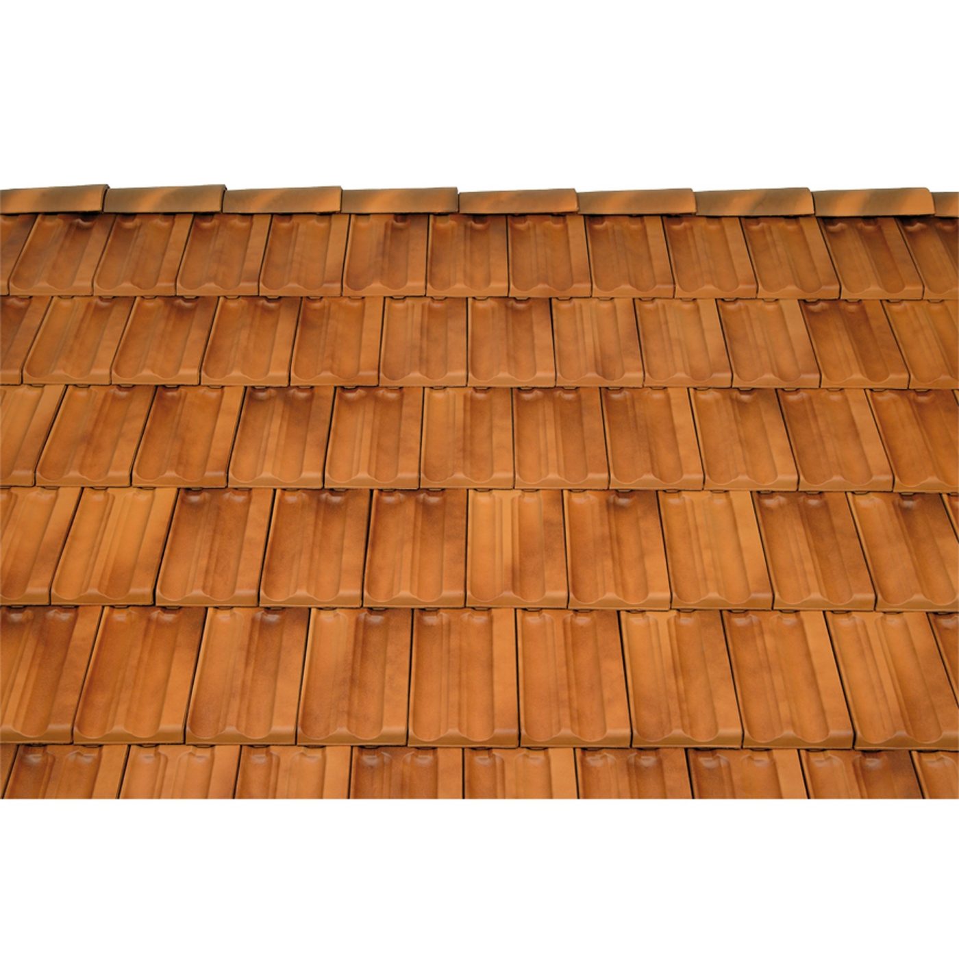 Surface image Tondach rooftile Fidelio engobe sand antique, Flächenbild Tondach Fidelio Engobe Sand Antik