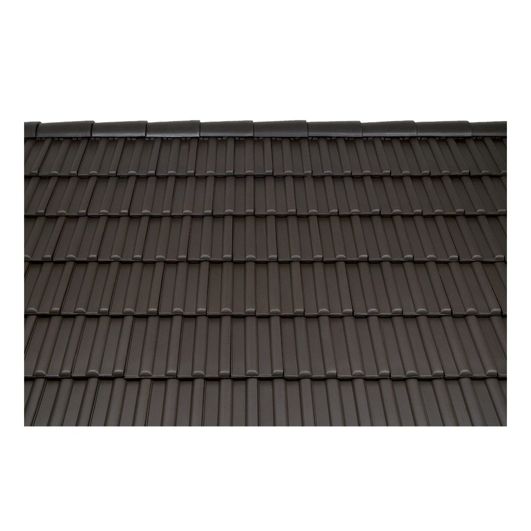 Surface image Tondach rooftile Wiener Norma engobe nero, Flächenbild Tondach Wiener Norma Engobe Nero