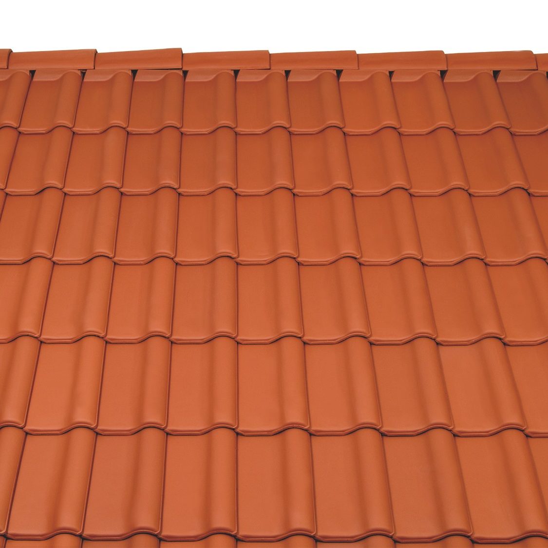 Surface image Tondach rooftile Sulm Verschiebeziegel natural red, Flächenbild Tondach Sulm Verschiebeziegel Naturrot