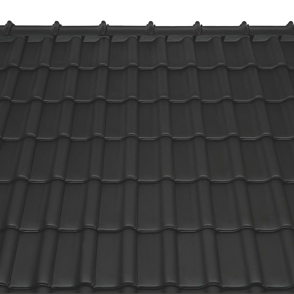 Surface image Tondach rooftile Sulm Verschiebeziegel engobe nero, Flächenbild Tondach Sulm Verschiebeziegel Engobe Nero