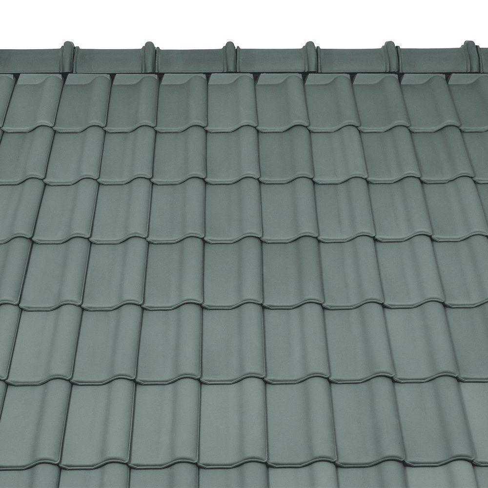 Surface image Tondach rooftile Sulm Verschiebeziegel engobe granite, Flächenbild Tondach Sulm Verschiebeziegel Engobe Granit