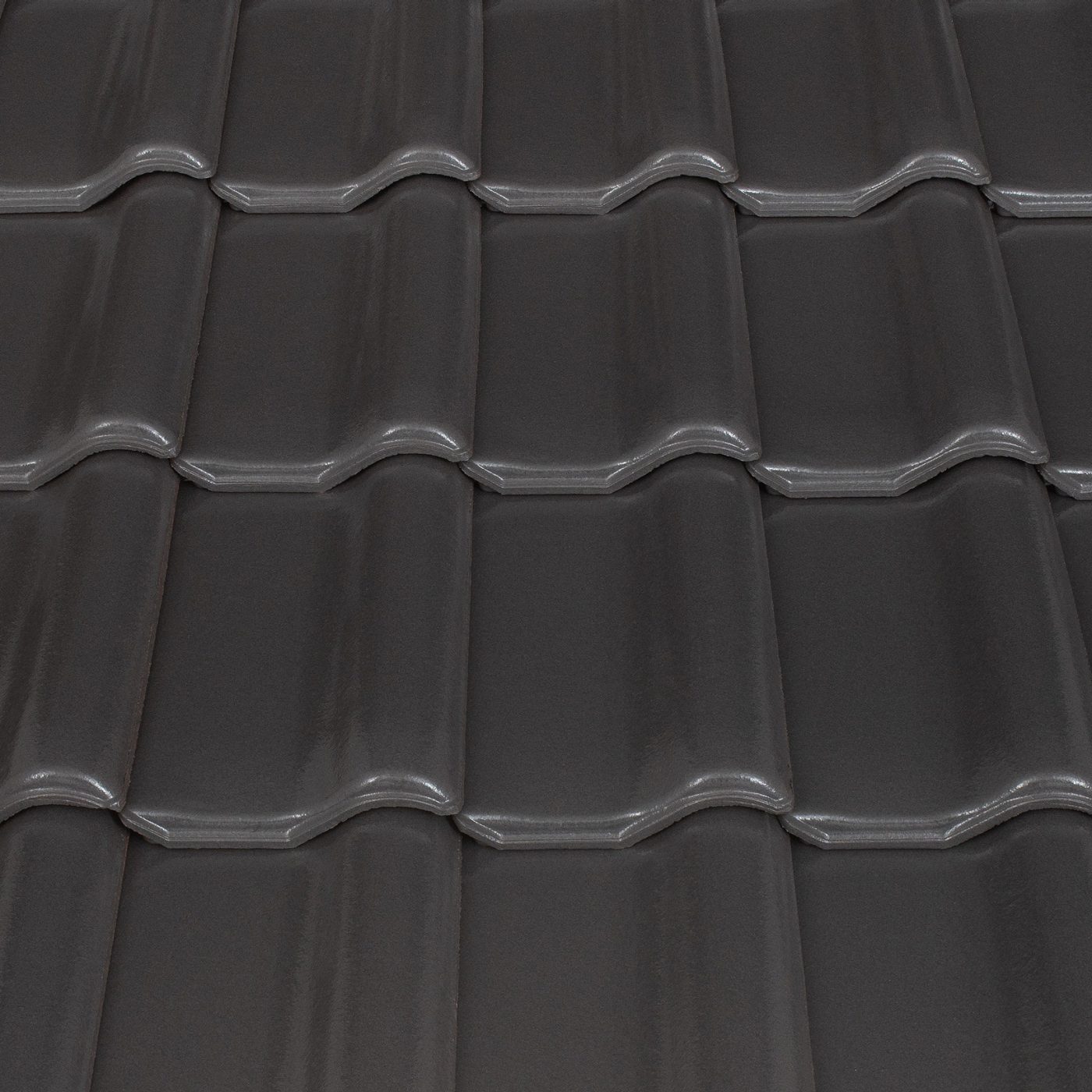 Surface image Tondach rooftile Sulm Verschiebeziegel engobe platinum, Flächenbild Tondach Sulm Verschiebeziegel Engobe Platin