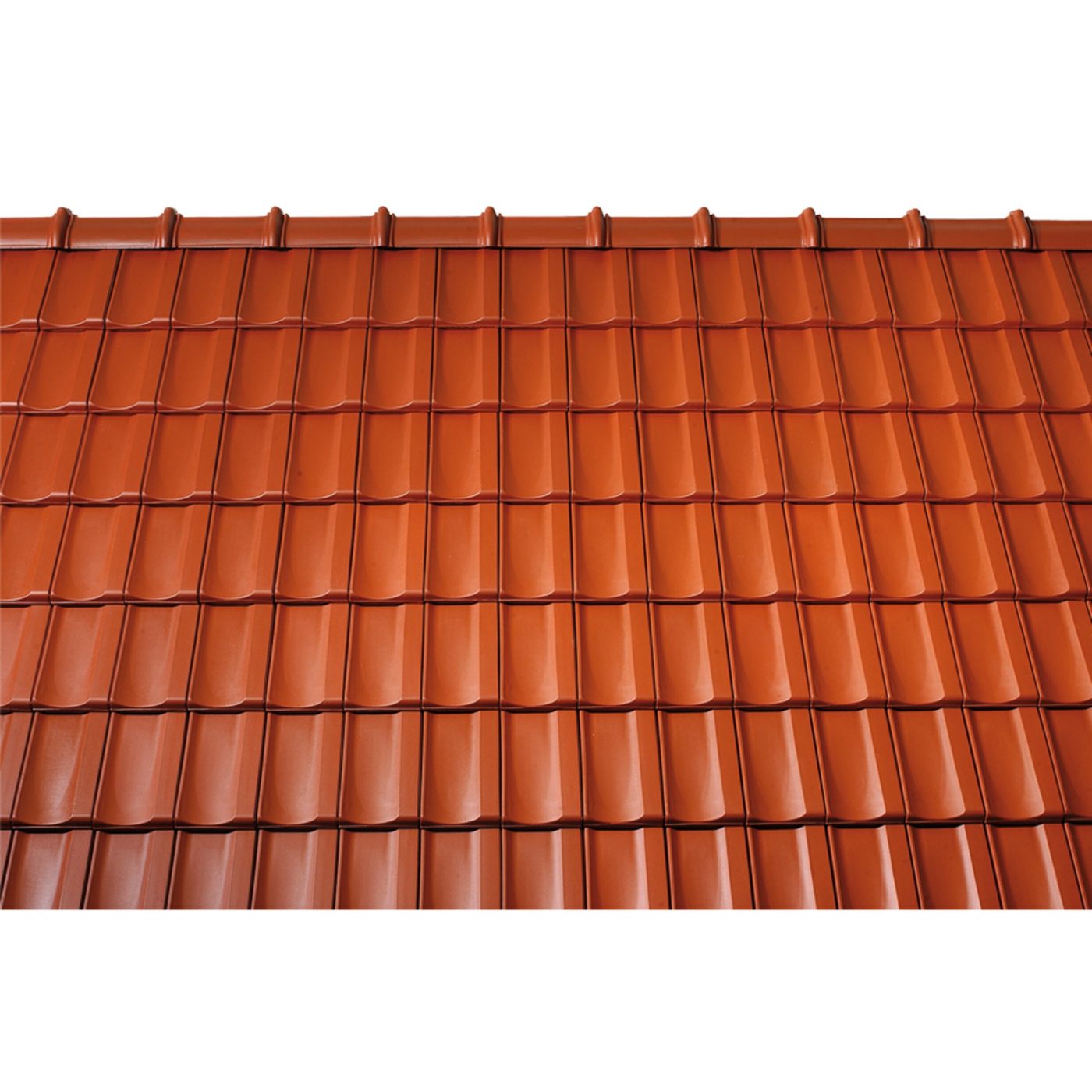 Surface image Tondach rooftile Mulde Verschiebeziegel engoeb red, Flächenbild Tondach Mulde Verschiebeziegel Engobe Rot