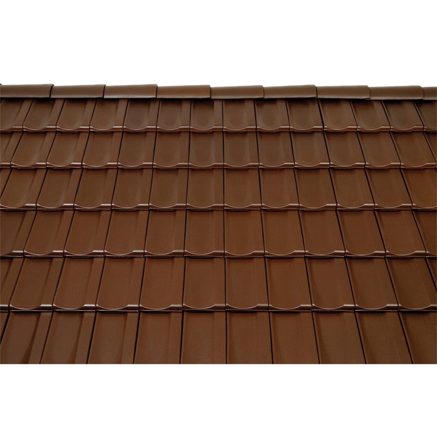 Surface image Tondach rooftile Mulde Verschiebeziegel natural, Flächenbild Tondach Mulde Verschiebeziegel Naturrot 