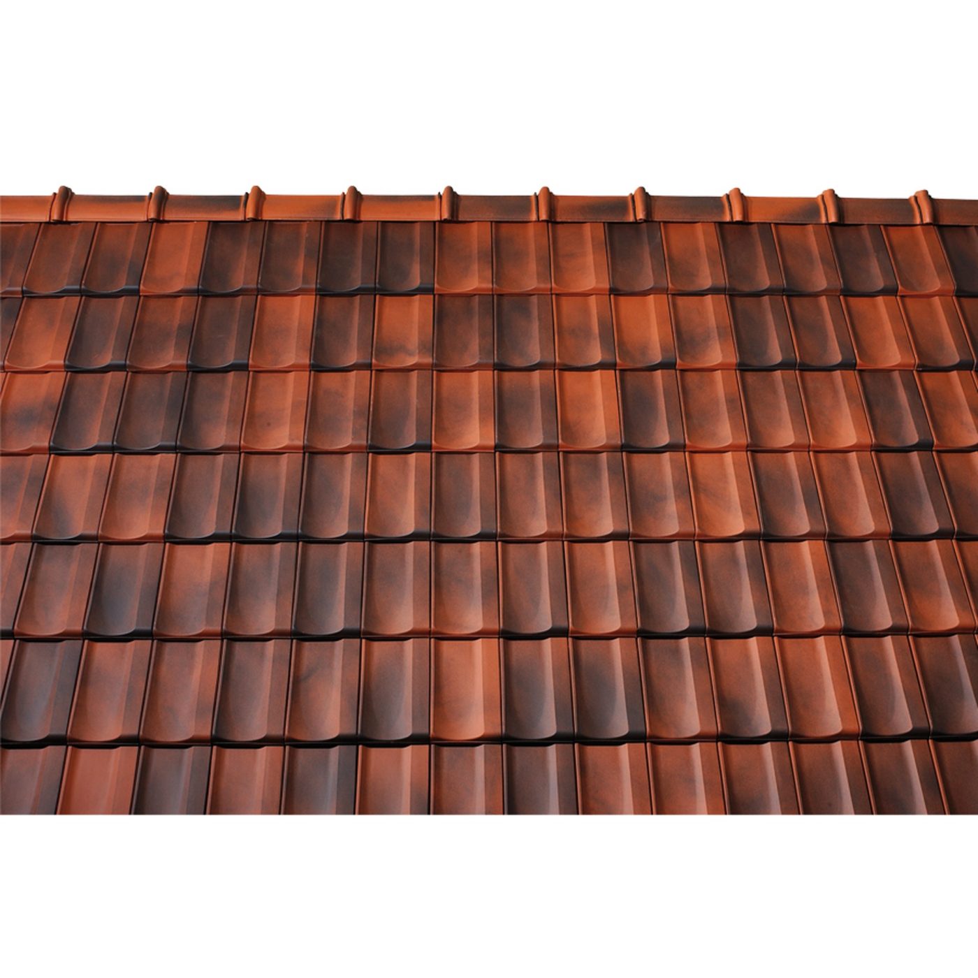 Surface image Tondach rooftile Mulde Verschiebeziegel engobe antique, Flächenbild Tondach Mulde Verschiebeziegel Engobe Antik