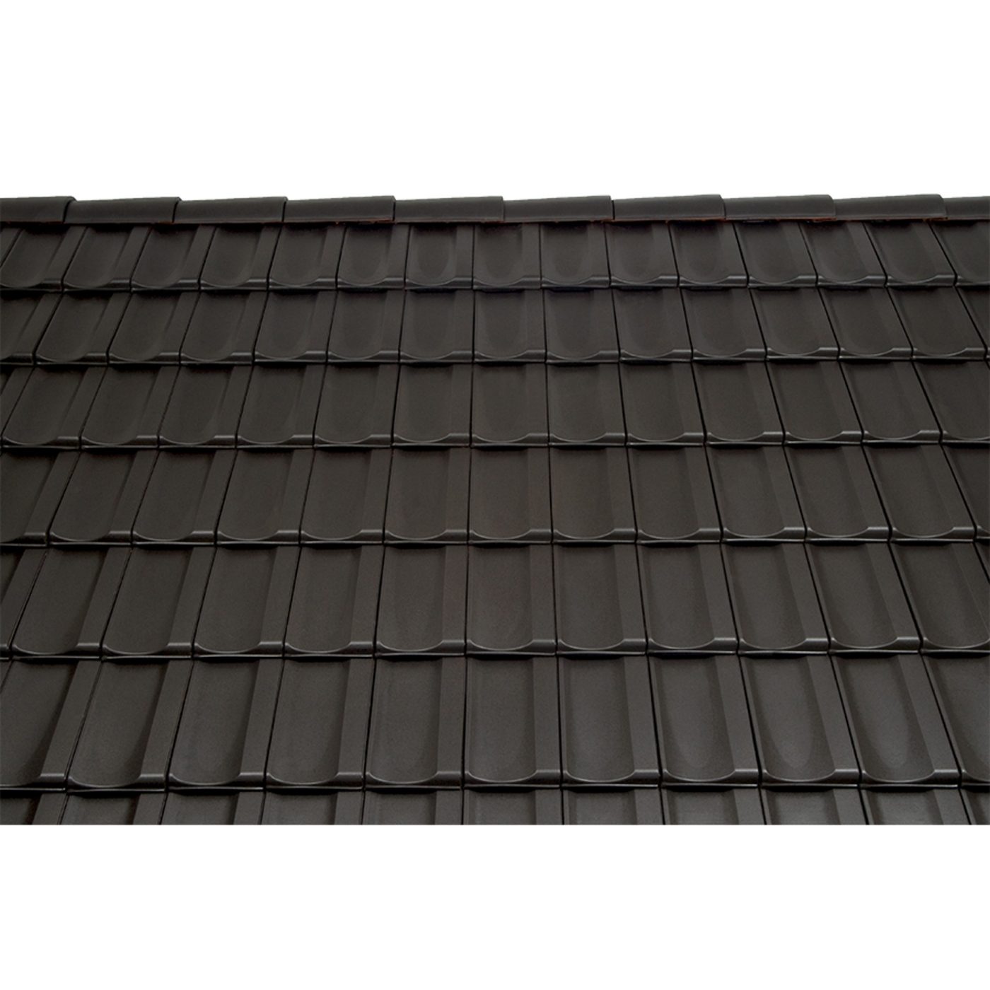 Surface image Tondach rooftile Mulde Verschiebeziegel engobe nero, Flächenbild Tondach Mulde Verschiebeziegel Engobe Nero