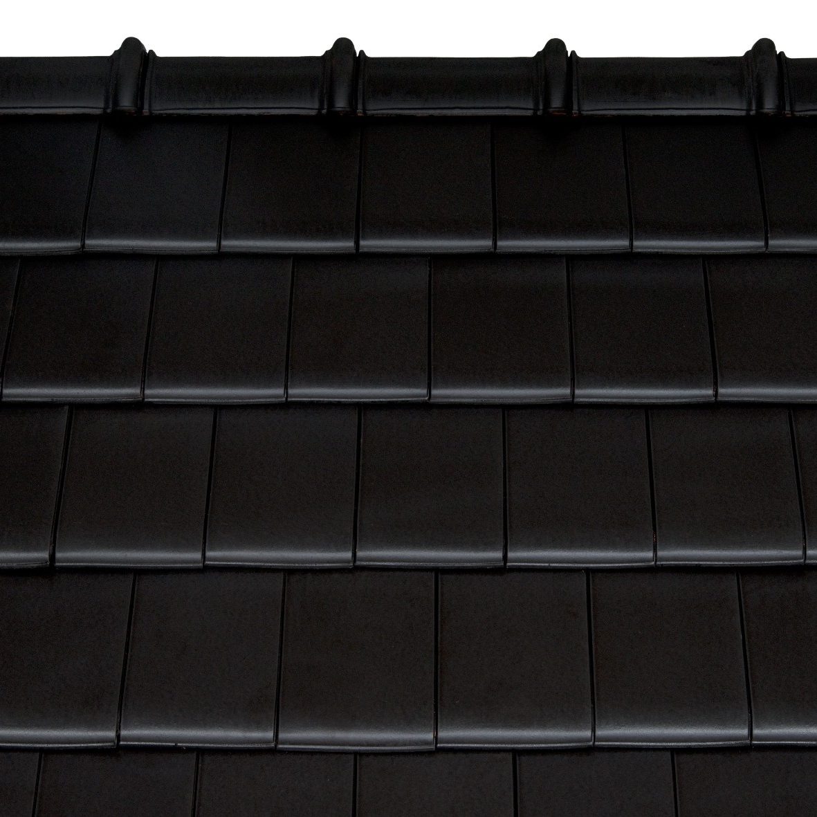 Flächenbild Tondach Figaro Deluxe Engobe nero