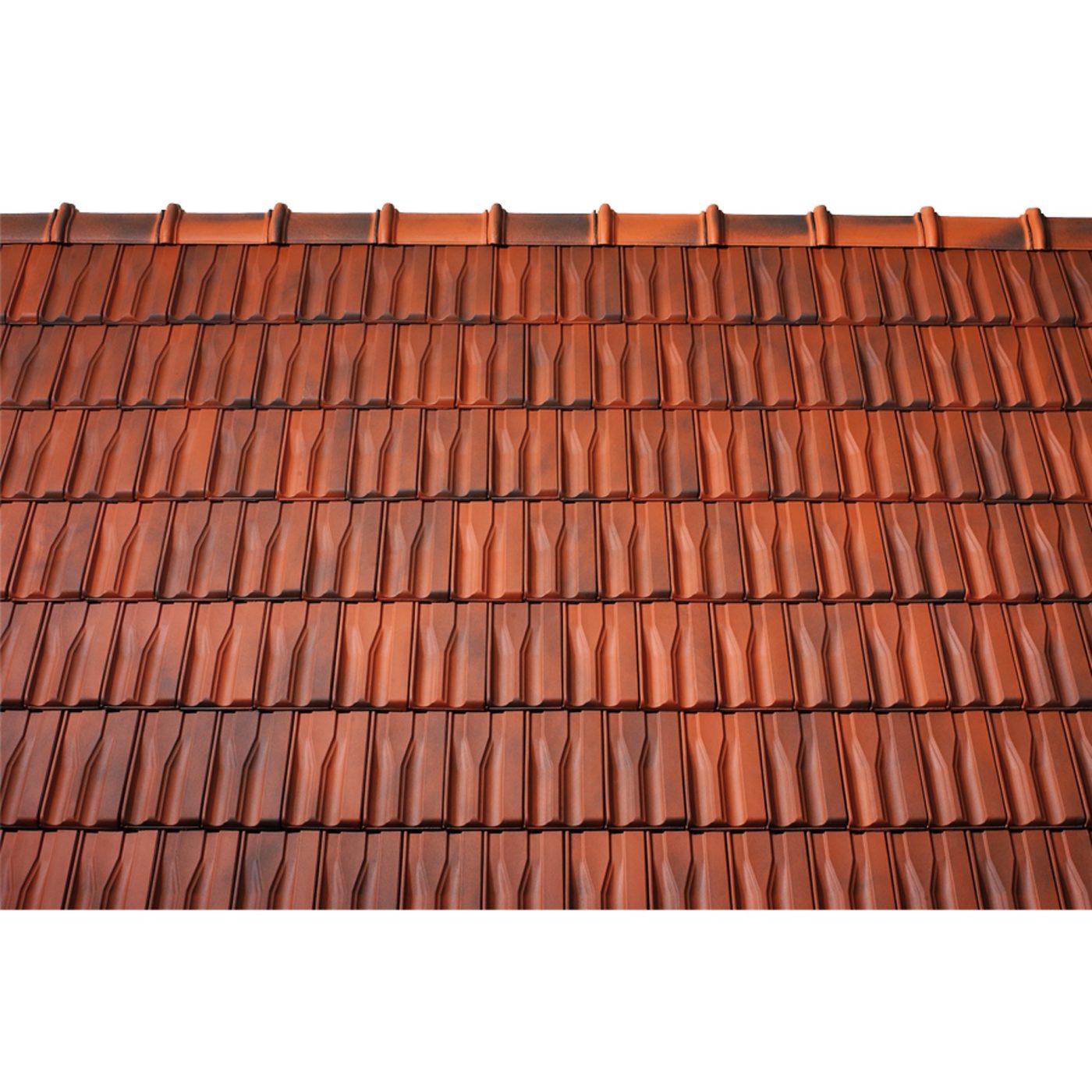 Surface image Tondach rooftile Landdach Verschiebeziegel engobe antique, Flächenbild Tondach Landdach Verschiebeziegel Engobe Antik