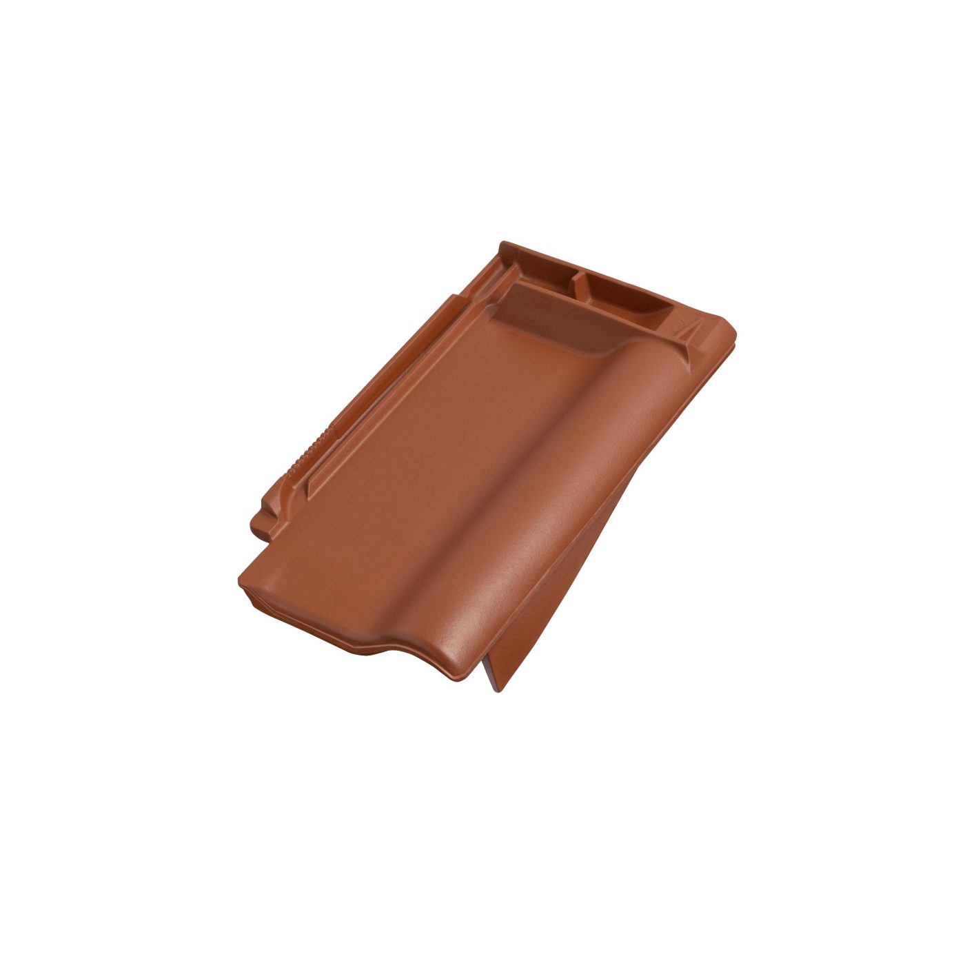 Tondach rooftile Flachdachziegel A11 Firstanschluss Ortgang right